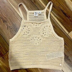 Roxy crochet tank